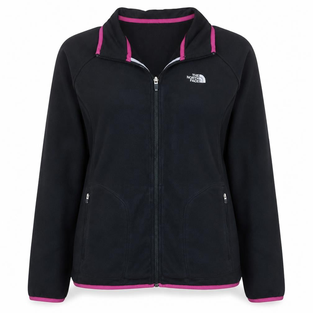 Womens UK Size M The North Face Black Full Zip Sweatshirt