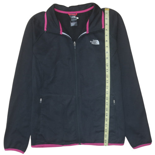Womens UK Size M The North Face Black Full Zip Sweatshirt