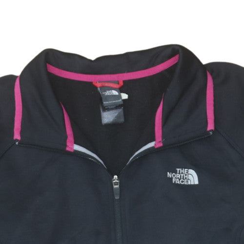 Womens UK Size M The North Face Black Full Zip Sweatshirt