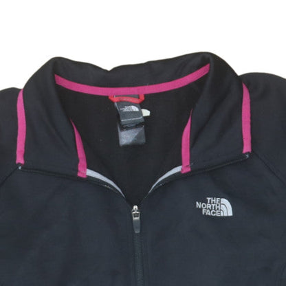 Womens UK Size M The North Face Black Full Zip Sweatshirt