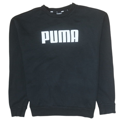Mens UK Size M Puma Black Pullover Sweatshirt