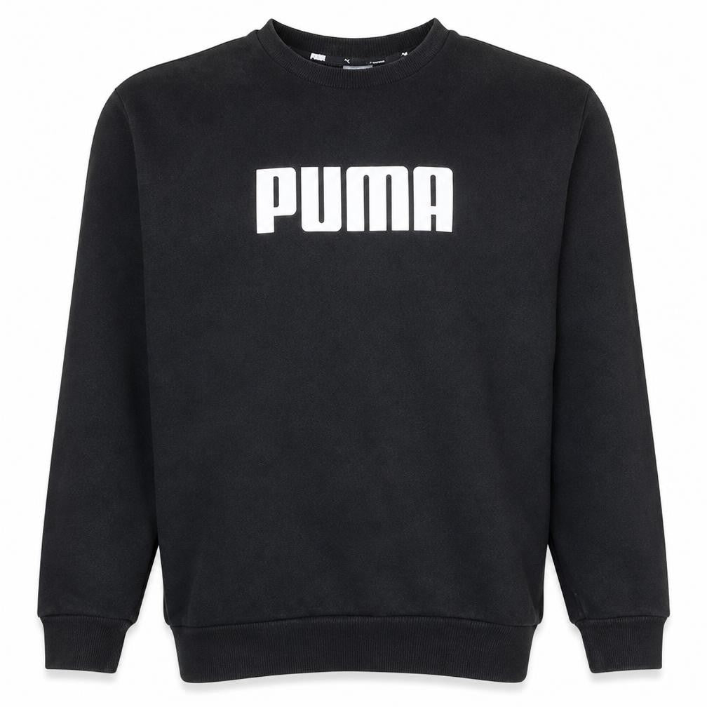 Mens UK Size M Puma Black Pullover Sweatshirt