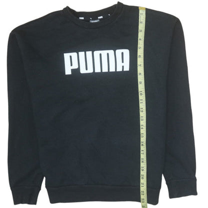Mens UK Size M Puma Black Pullover Sweatshirt