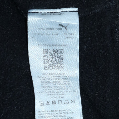Mens UK Size M Puma Black Pullover Sweatshirt