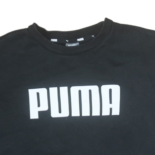 Mens UK Size M Puma Black Pullover Sweatshirt