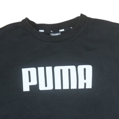 Mens UK Size M Puma Black Pullover Sweatshirt
