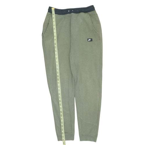 Nike Men's Green Fleece Jogger Trousers Size S Regular Fit