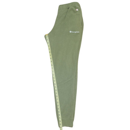 Champion Men's Green Small Fleece Jogger Sweatpants Tapered Fit