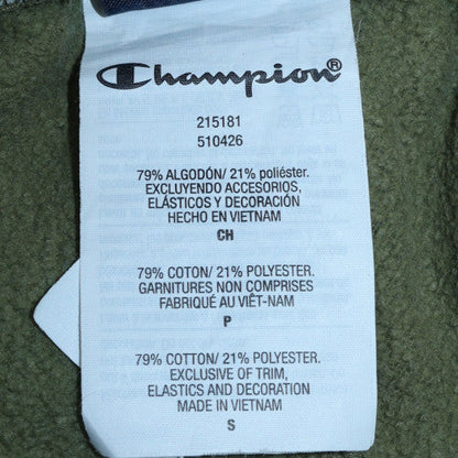 Champion Men's Green Small Fleece Jogger Sweatpants Tapered Fit