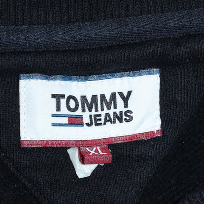 Mens UK Size XL Tommy Jeans Black Pullover Sweatshirt