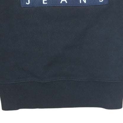 Mens UK Size XL Tommy Jeans Black Pullover Sweatshirt
