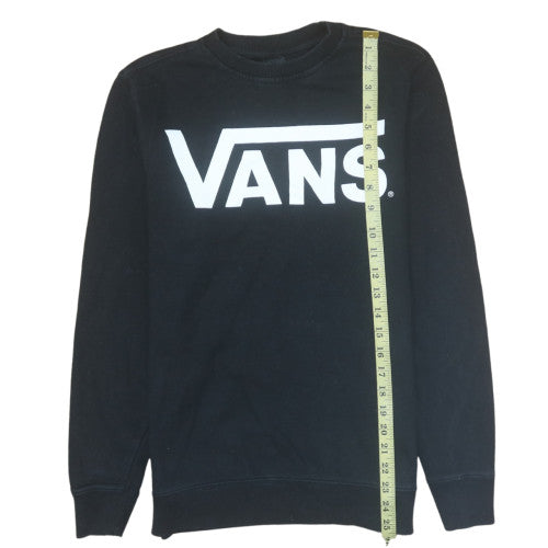 Mens UK Size XS Vans Black Pullover Sweatshirt