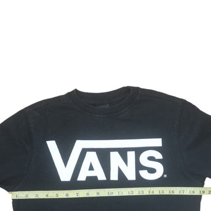 Mens UK Size XS Vans Black Pullover Sweatshirt
