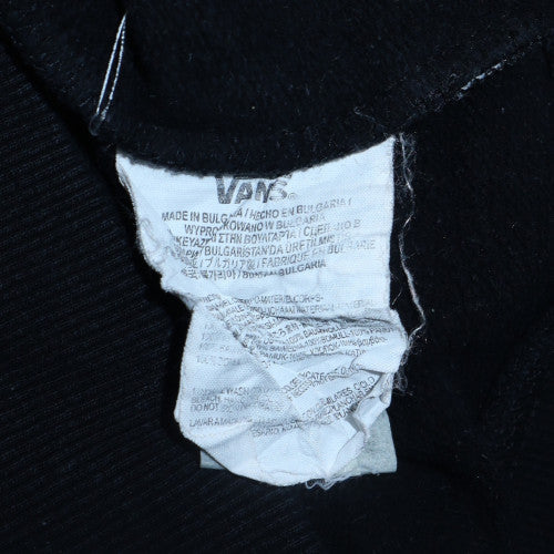 Mens UK Size XS Vans Black Pullover Sweatshirt