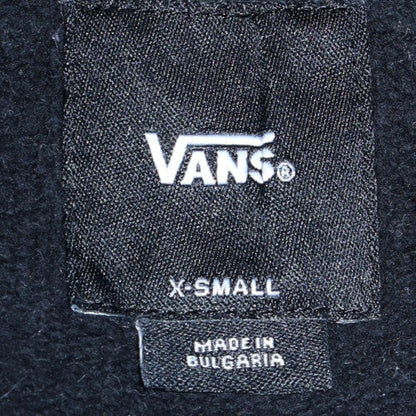 Mens UK Size XS Vans Black Pullover Sweatshirt