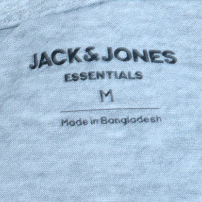 Jack & Jones Men's Grey Graphic Logo Short Sleeve T-Shirt M