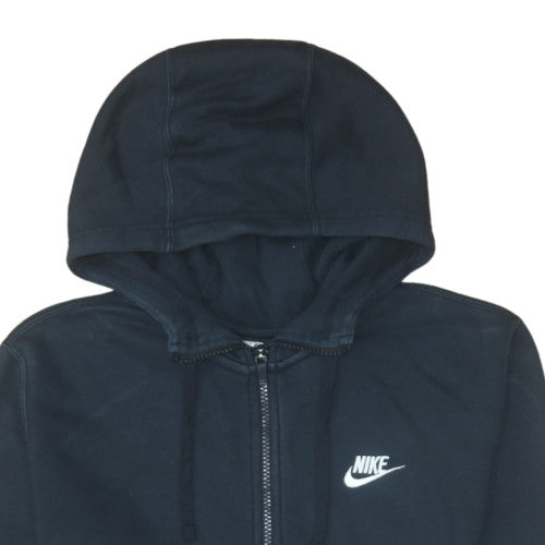 Mens UK Size M Nike Black Full Zip Hoodie