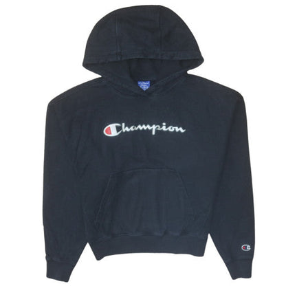 Mens UK Size S Champion Black Pullover Hoodie