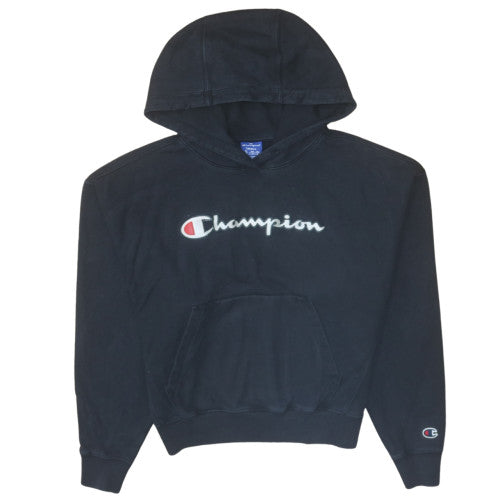 Mens UK Size S Champion Black Pullover Hoodie