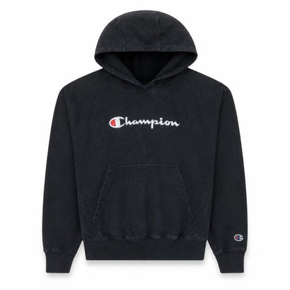 Mens UK Size S Champion Black Pullover Hoodie