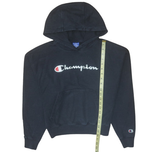 Mens UK Size S Champion Black Pullover Hoodie
