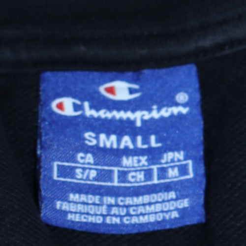 Mens UK Size S Champion Black Pullover Hoodie