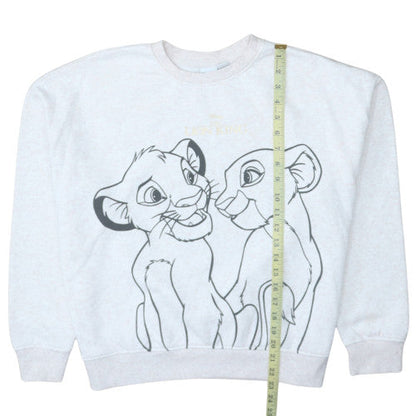 Womens UK Size M Primark White Pullover Sweatshirt