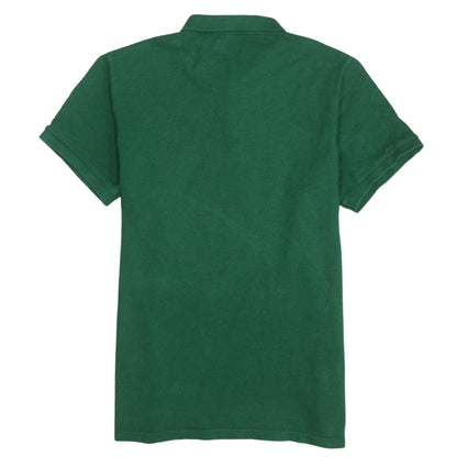 Superdry Men’s Green Organic Cotton Short Sleeve Polo Shirt Size M