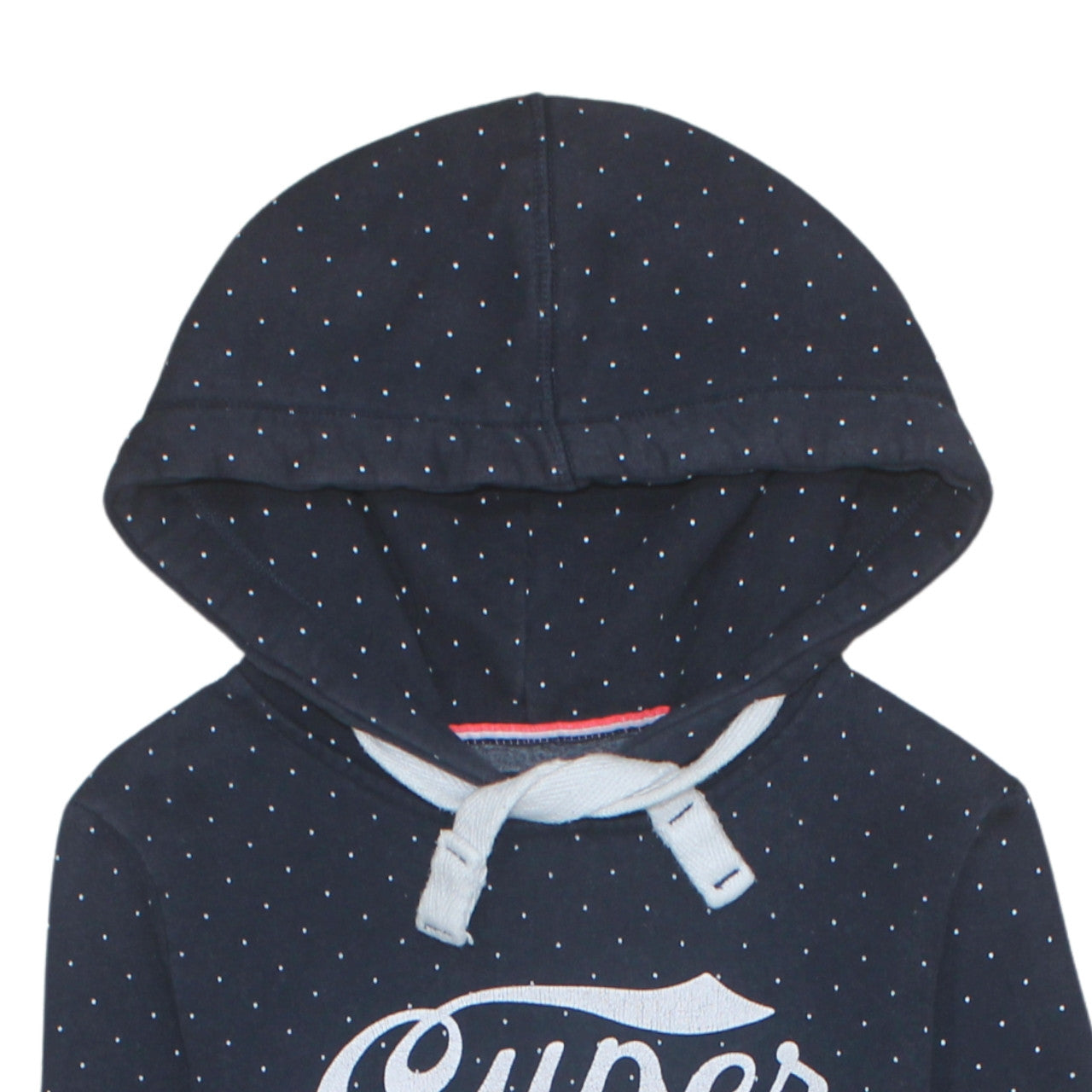 Mens UK Size M Superdry Blue Pullover Hoodie