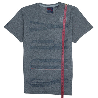 Superdry Men's Blue Vintage Label Graphic Crew Neck T-Shirt Size M