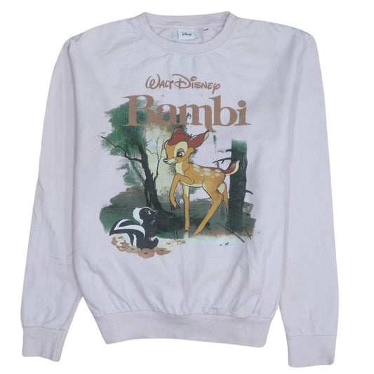 Womens UK Size 10 Disney Beige Pullover Sweatshirt
