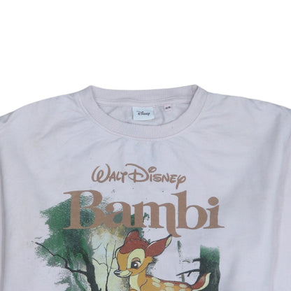 Womens UK Size 10 Disney Beige Pullover Sweatshirt