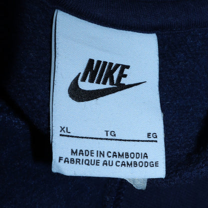 Mens UK Size XL Nike Blue Full Zip Hoodie