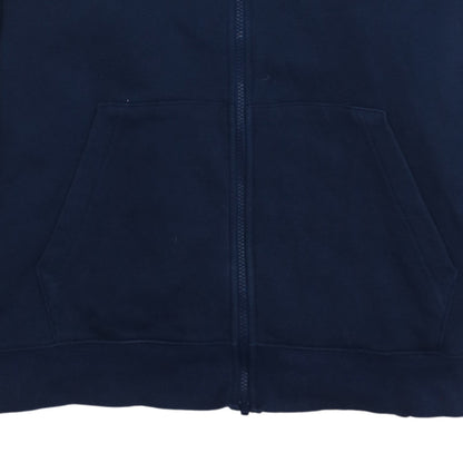 Mens UK Size XL Nike Blue Full Zip Hoodie