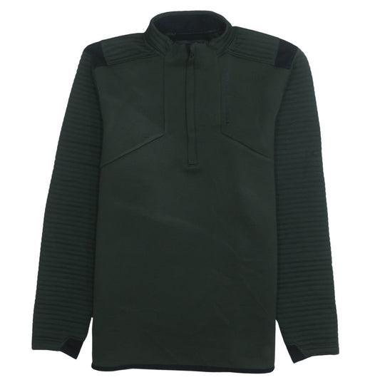 Mens UK Size M Under Armour Green 1/4 Zip Sweatshirt