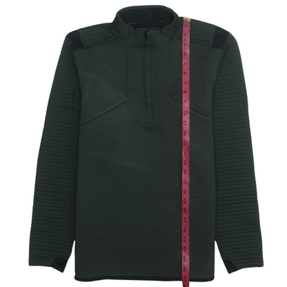 Mens UK Size M Under Armour Green 1/4 Zip Sweatshirt