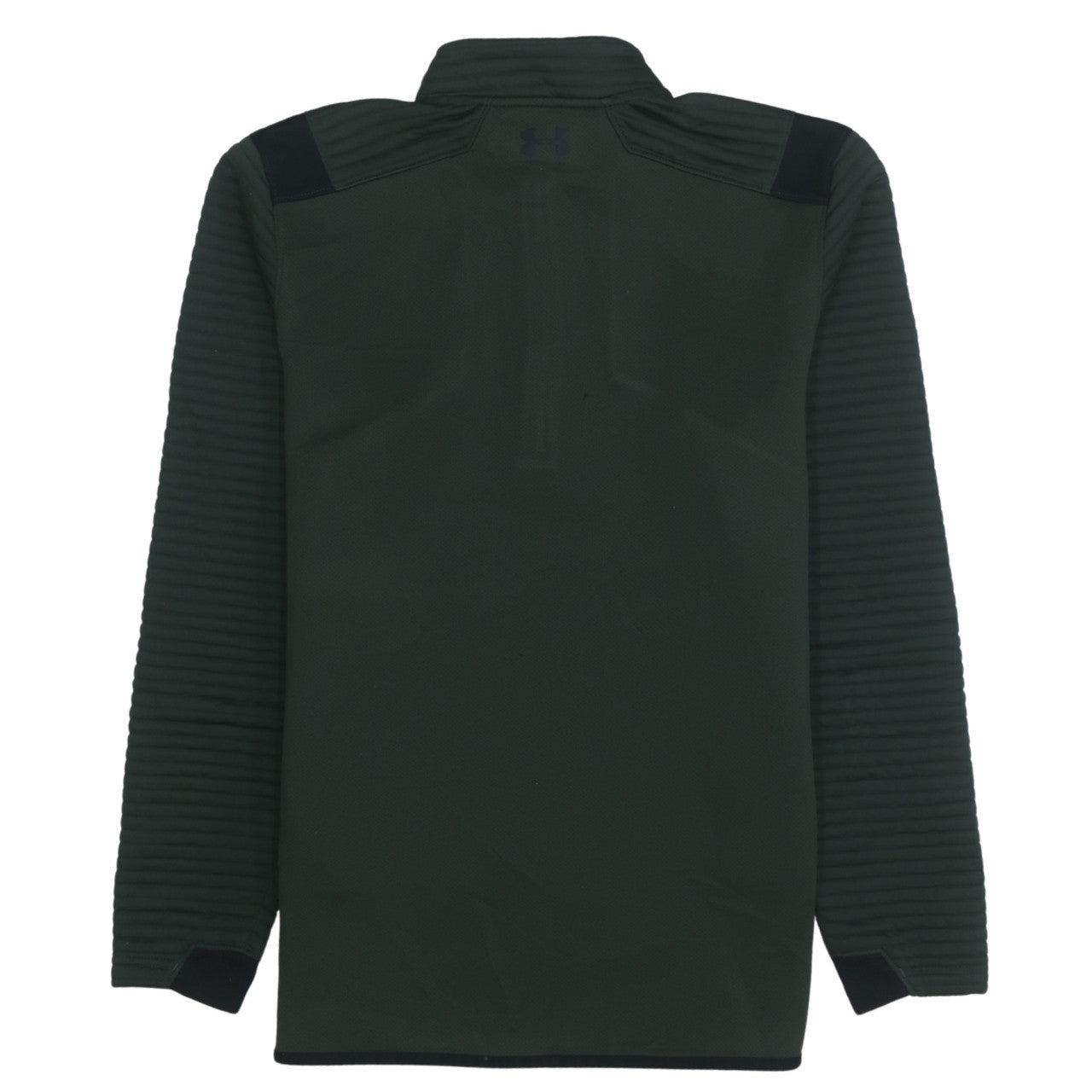 Mens UK Size M Under Armour Green 1/4 Zip Sweatshirt