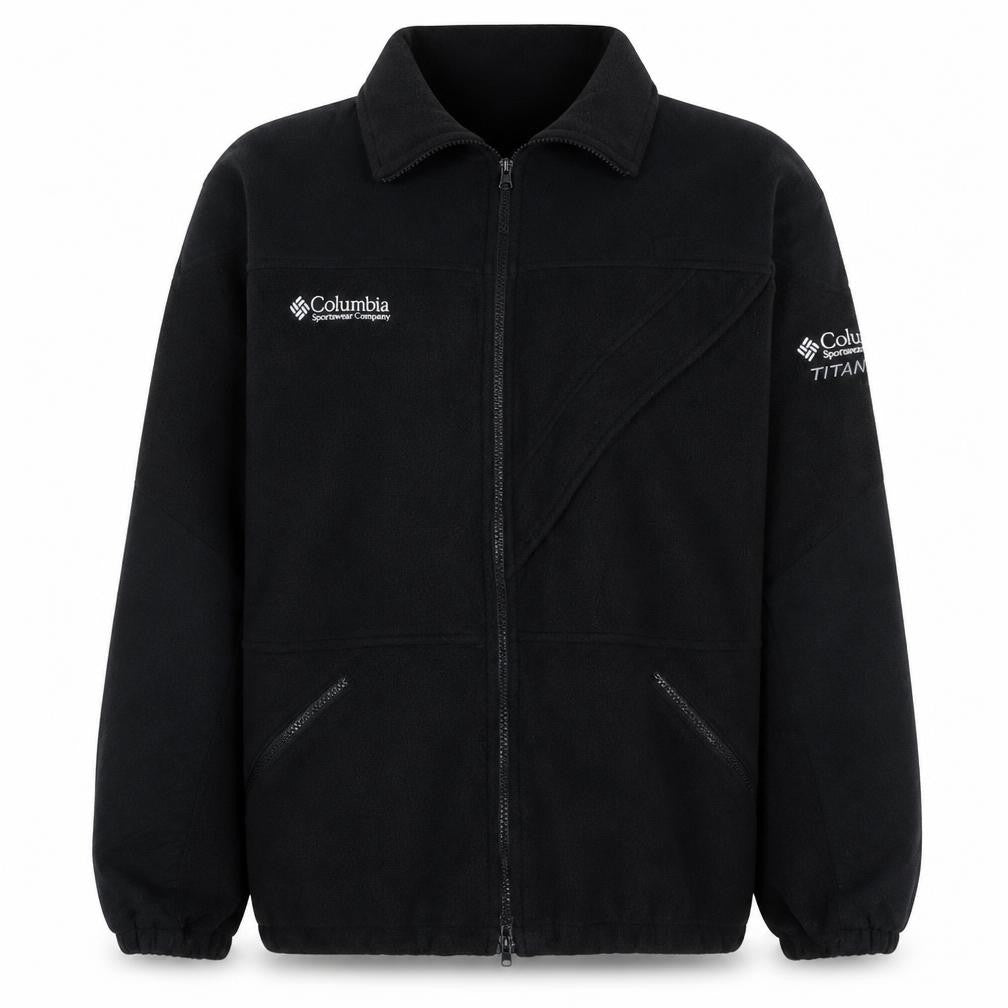 Mens UK Size M Columbia Black Full Zip Sweatshirt