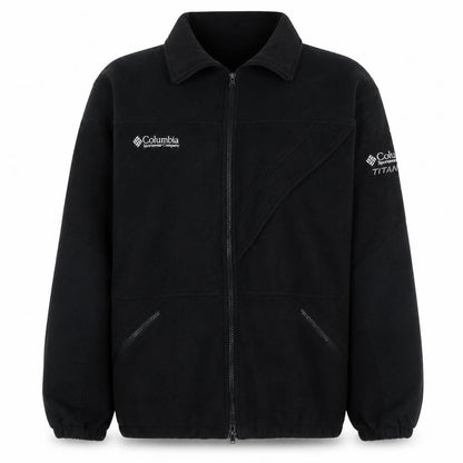 Mens UK Size M Columbia Black Full Zip Sweatshirt