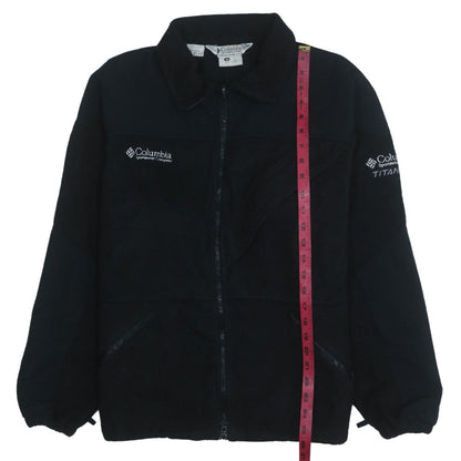 Mens UK Size M Columbia Black Full Zip Sweatshirt