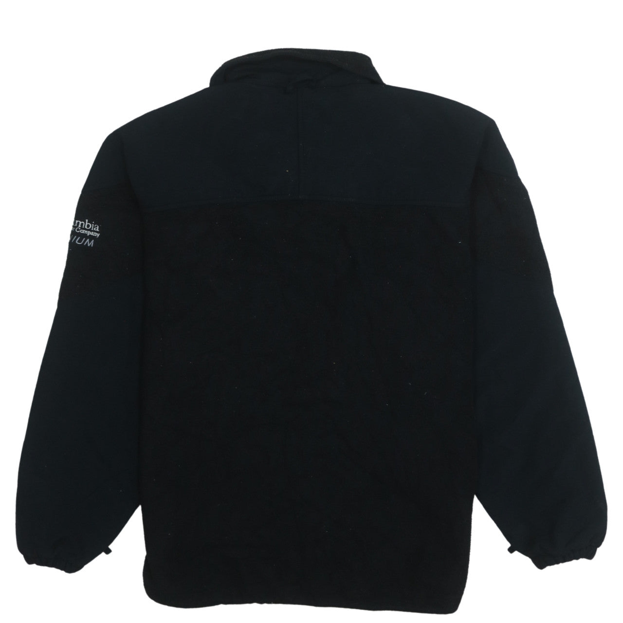 Mens UK Size M Columbia Black Full Zip Sweatshirt