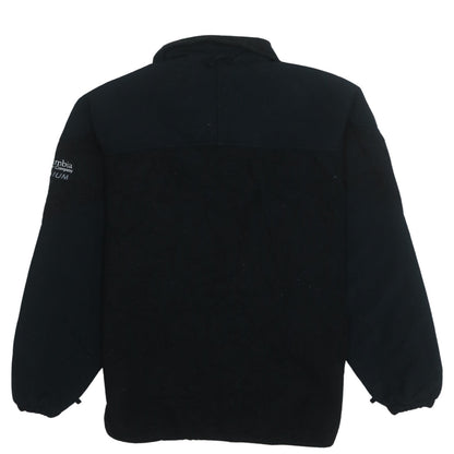 Mens UK Size M Columbia Black Full Zip Sweatshirt