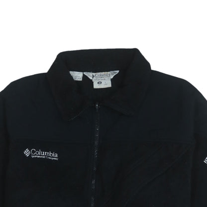 Mens UK Size M Columbia Black Full Zip Sweatshirt