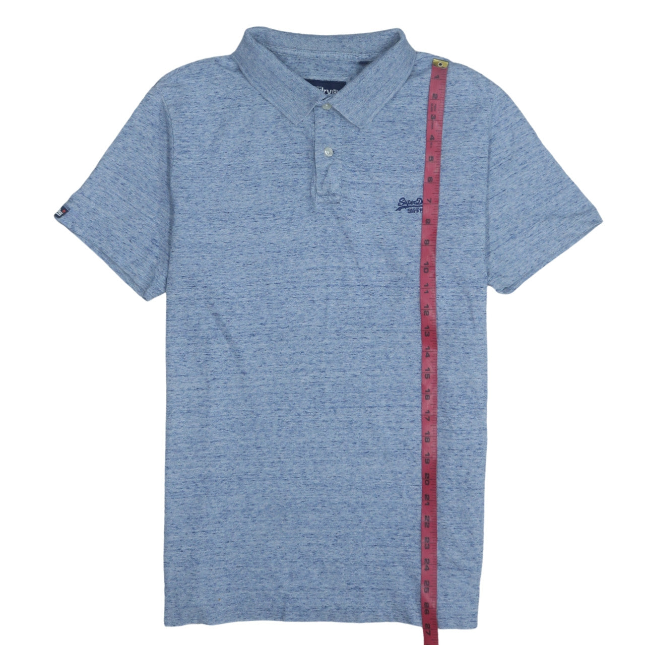 Superdry Men's Blue XL Orange Label Polo Cotton T-Shirt