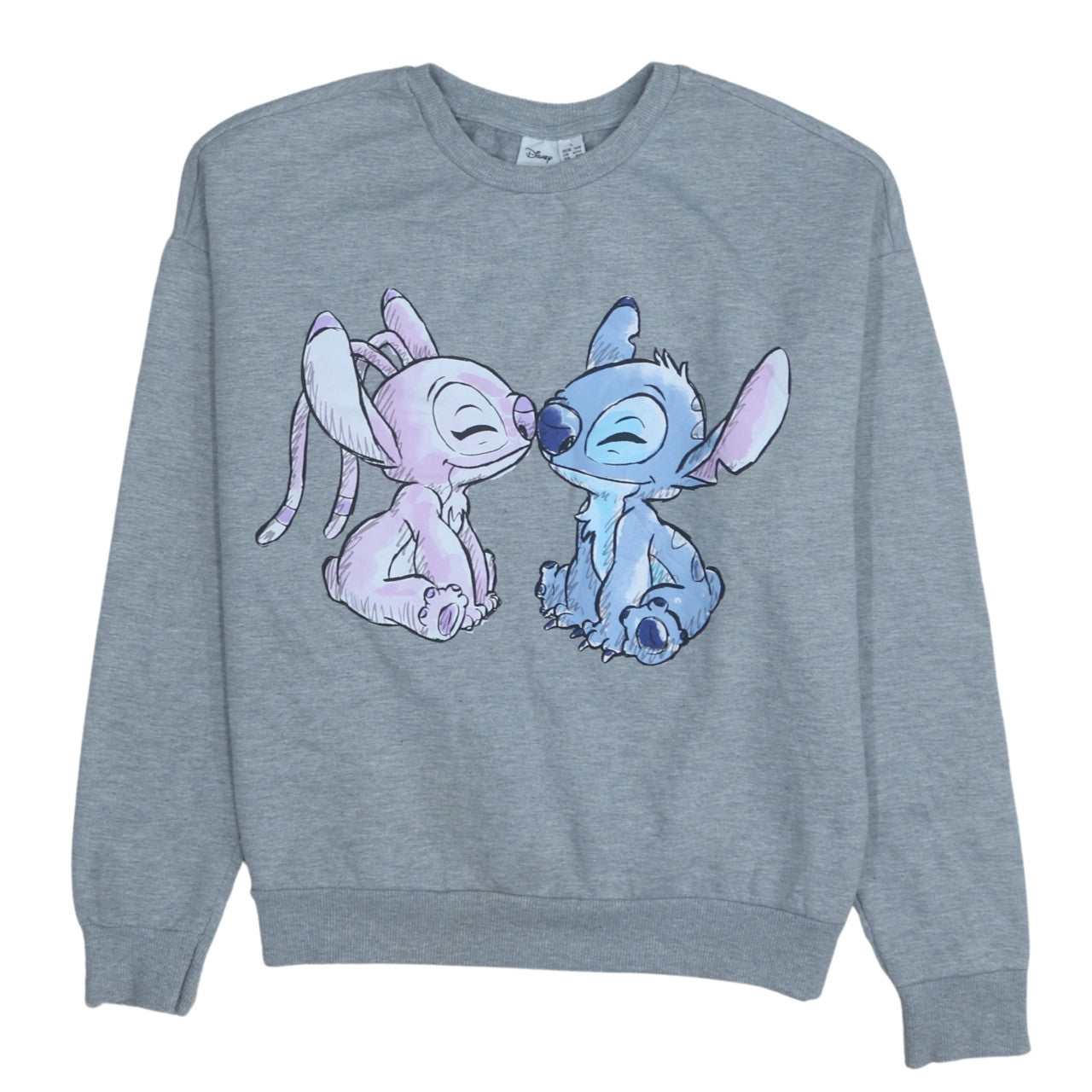 Womens UK Size L Disney Grey Pullover Sweatshirt