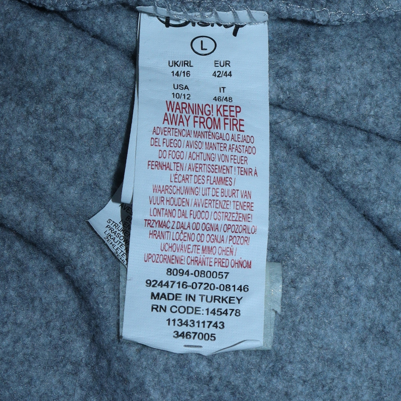 Womens UK Size L Disney Grey Pullover Sweatshirt