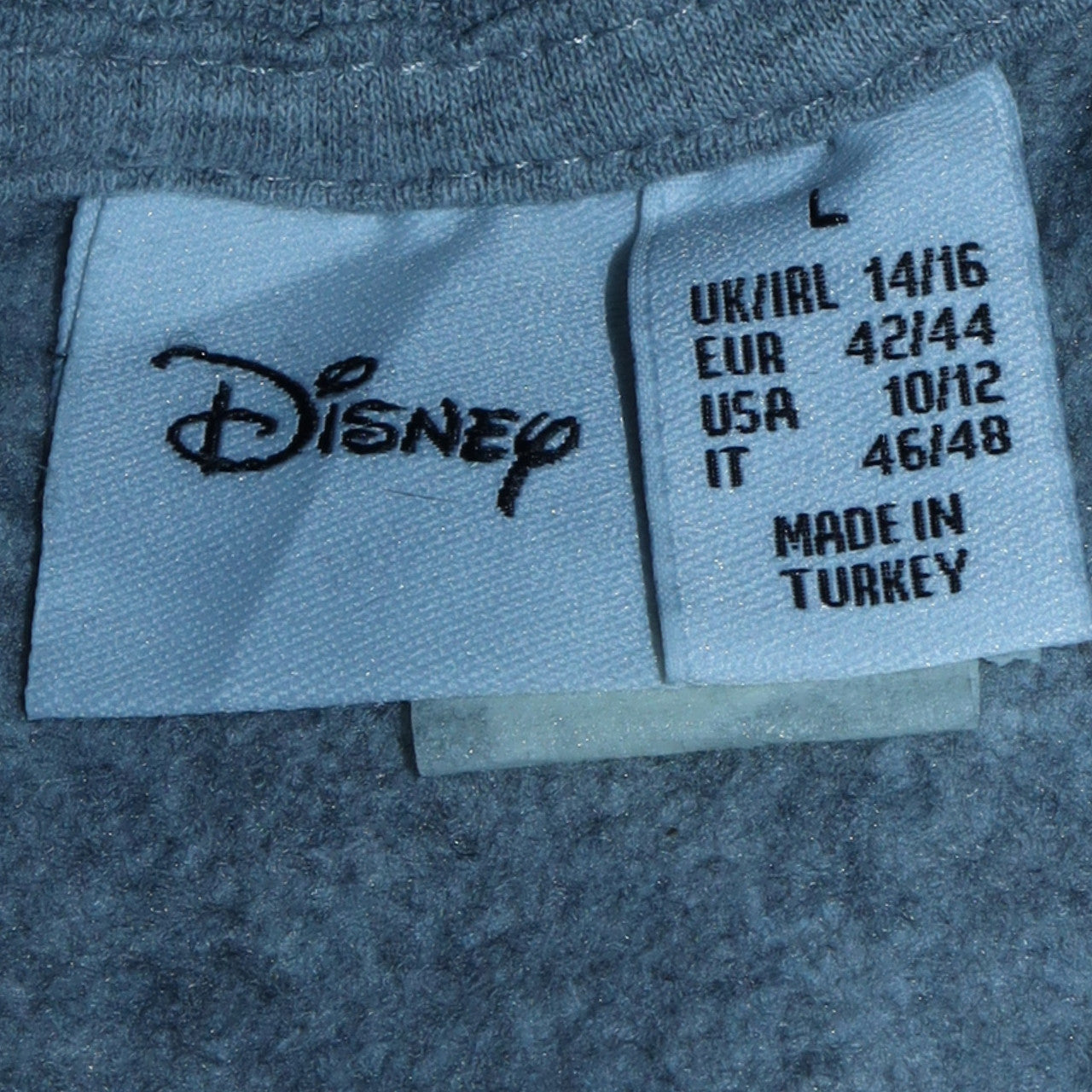 Womens UK Size L Disney Grey Pullover Sweatshirt