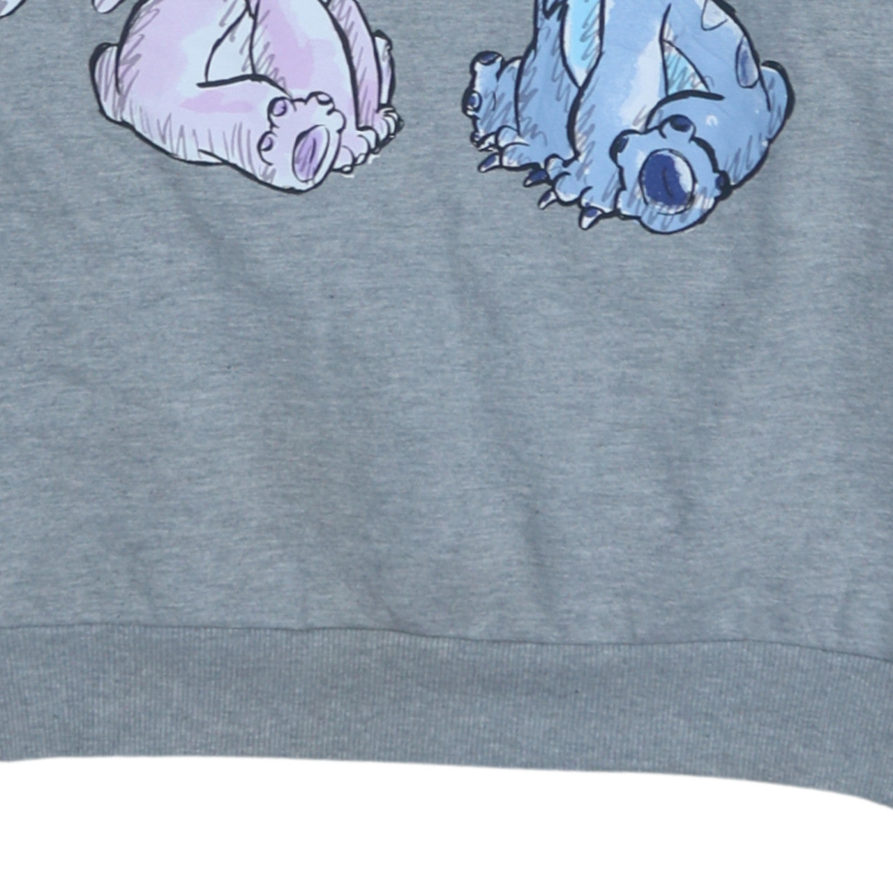 Womens UK Size L Disney Grey Pullover Sweatshirt