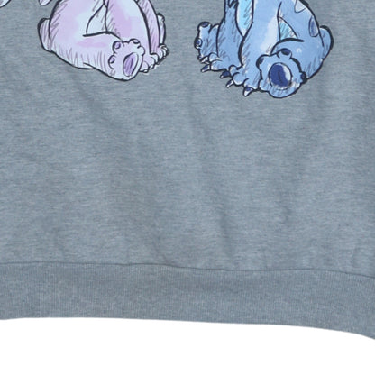 Womens UK Size L Disney Grey Pullover Sweatshirt
