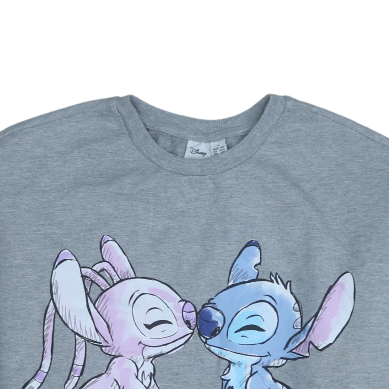 Womens UK Size L Disney Grey Pullover Sweatshirt